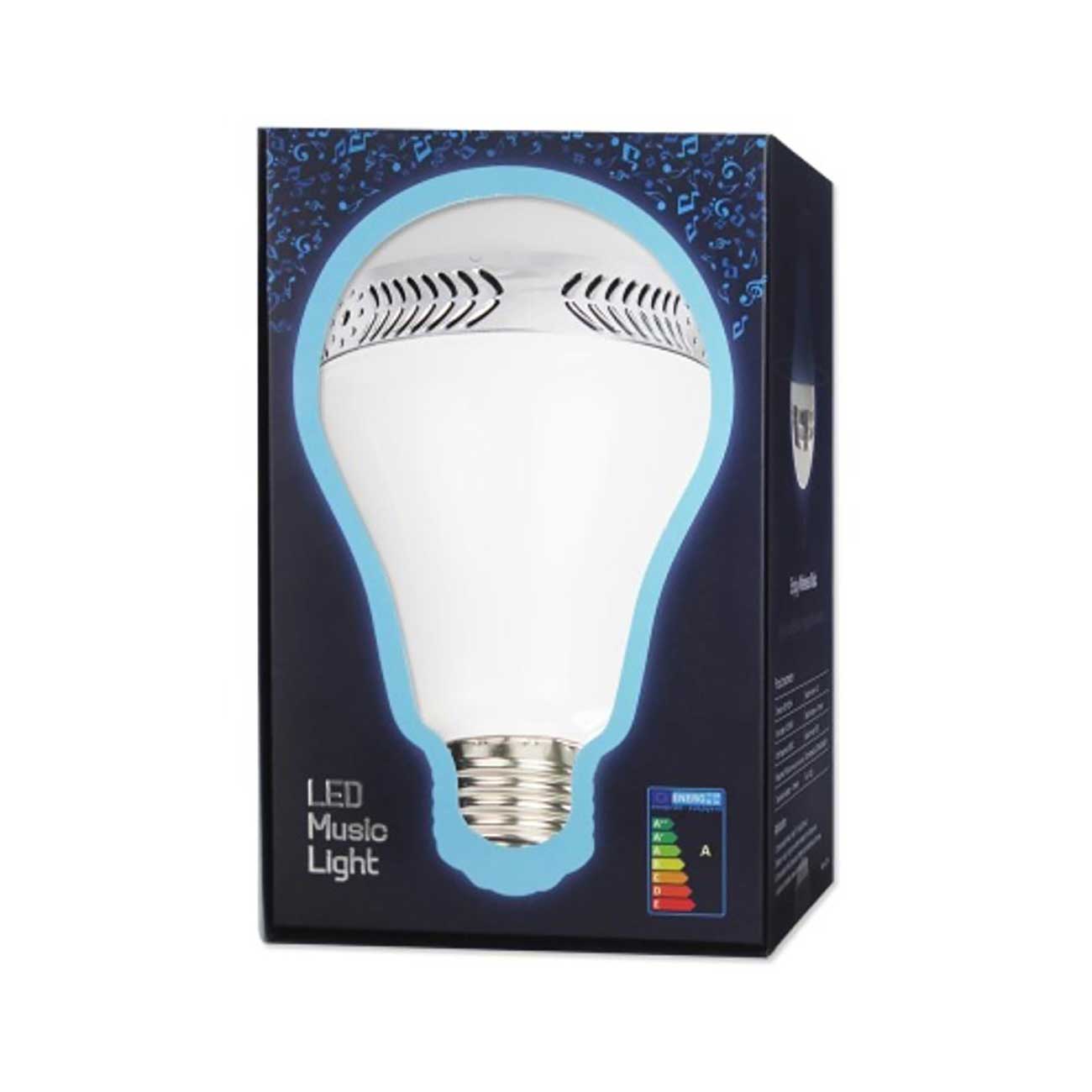 Bluetooth Light Bulb Universal Spectrum LED Light Speaker White Color