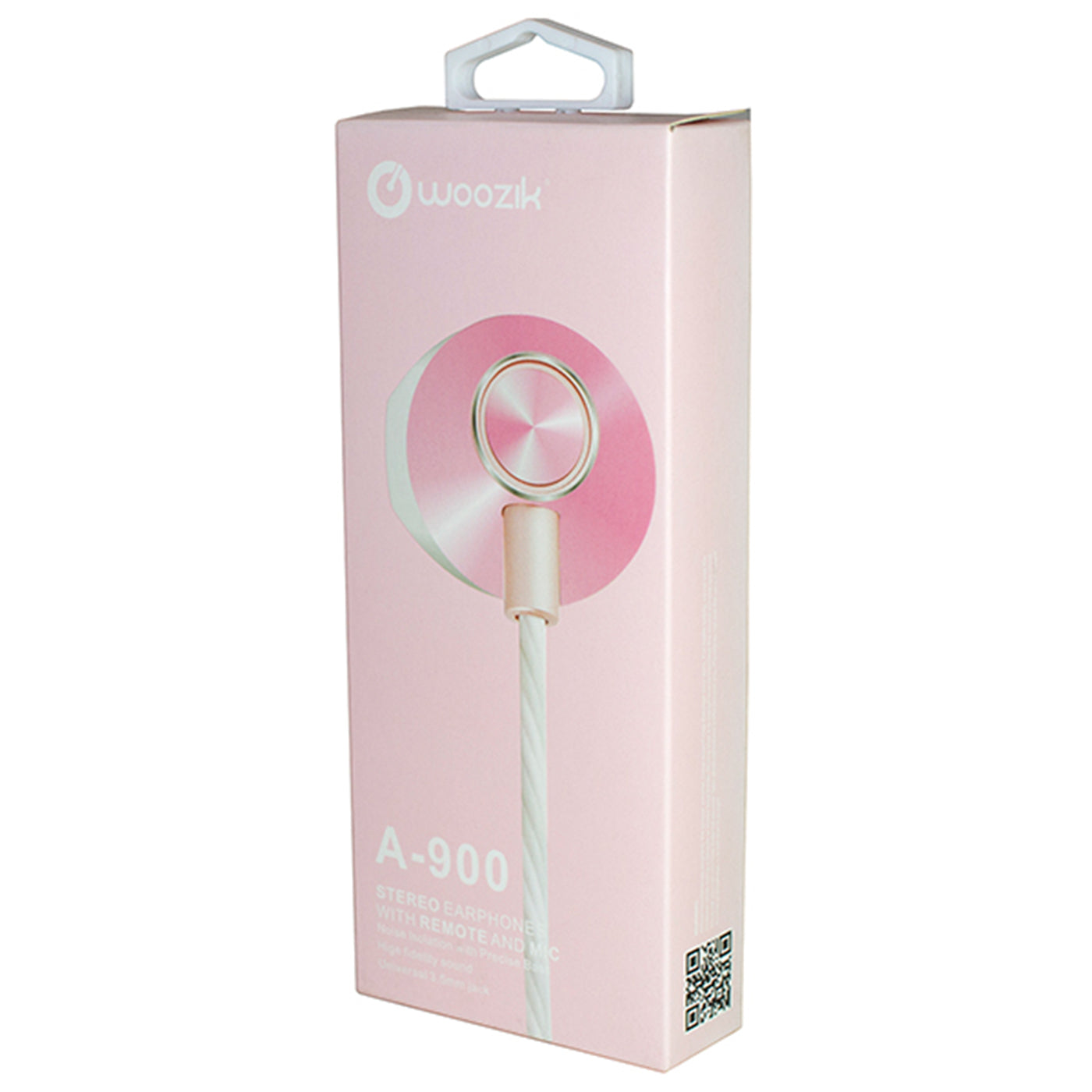 Earphones In-Ear A900 Built-In Mic, Volume Control Stereo Rose Gold Color
