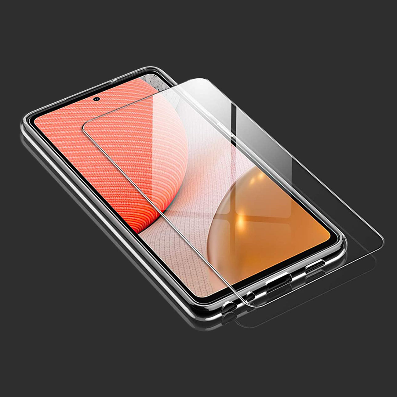 Glass Super Durable 2.5D Samsung Galaxy A72 Clear