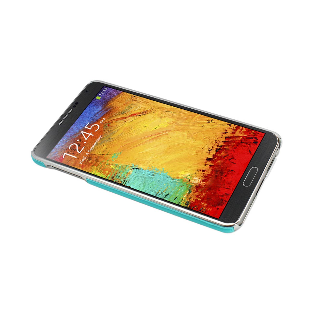 Samsung Galaxy Note 3 Bubble Metal Plated Case In Blue