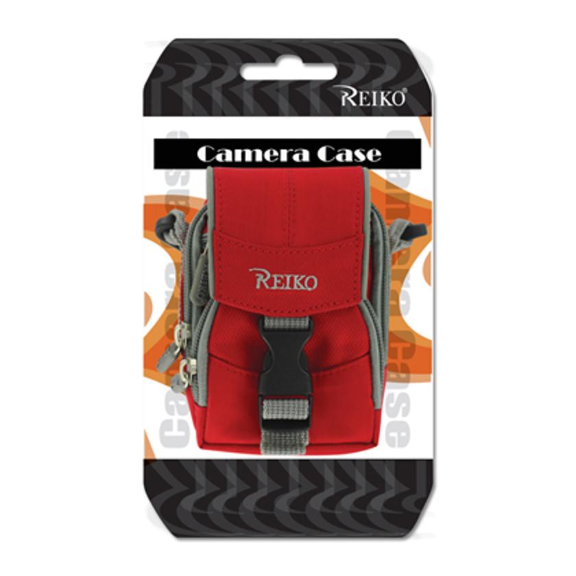Case Camera Carrying Small Size 3.5X2.71X0.95 Inches Red Color