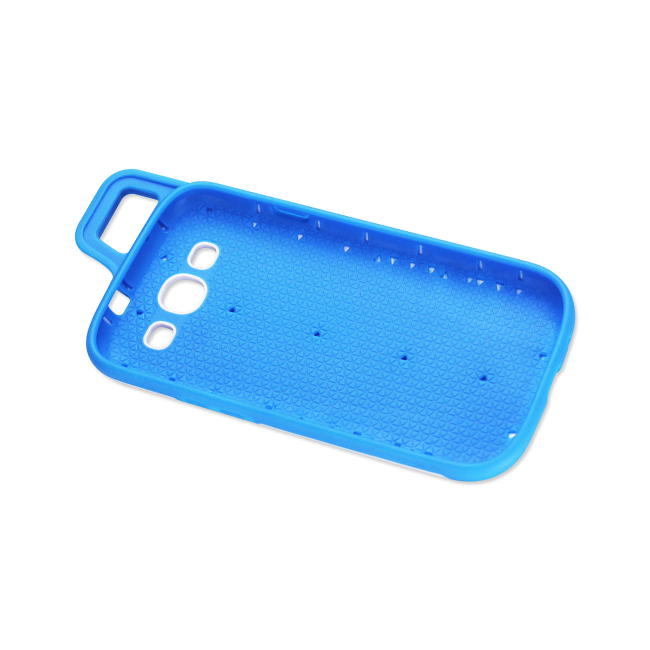 Samsung Galaxy S3 Dropproof Workout Hybrid Case With Hook In White Navy