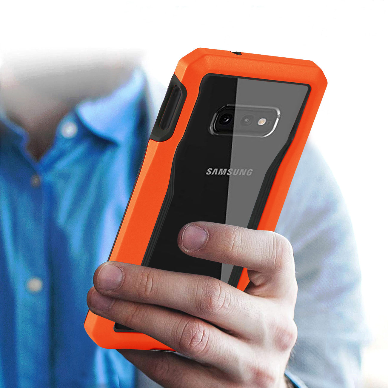 Cover Protective Samsung Galaxy S10E Orange Color