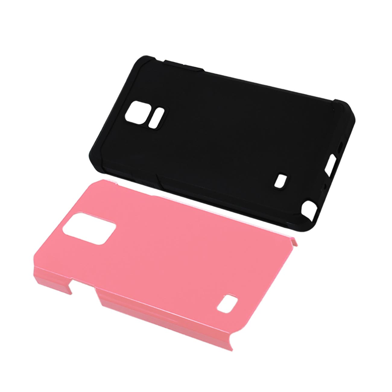 Samsung Galaxy Note 4 Slim Armor Hybrid Tough Case In Pink