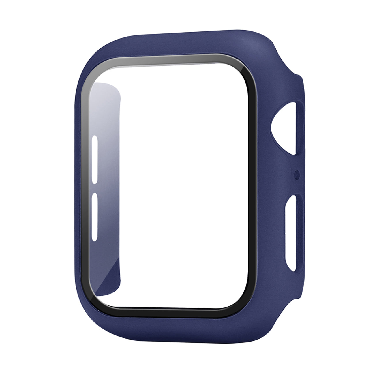 Watch Case PC With Tempered Glass Screen Protector Full Cover Apple Watch 40mm Navy Color
