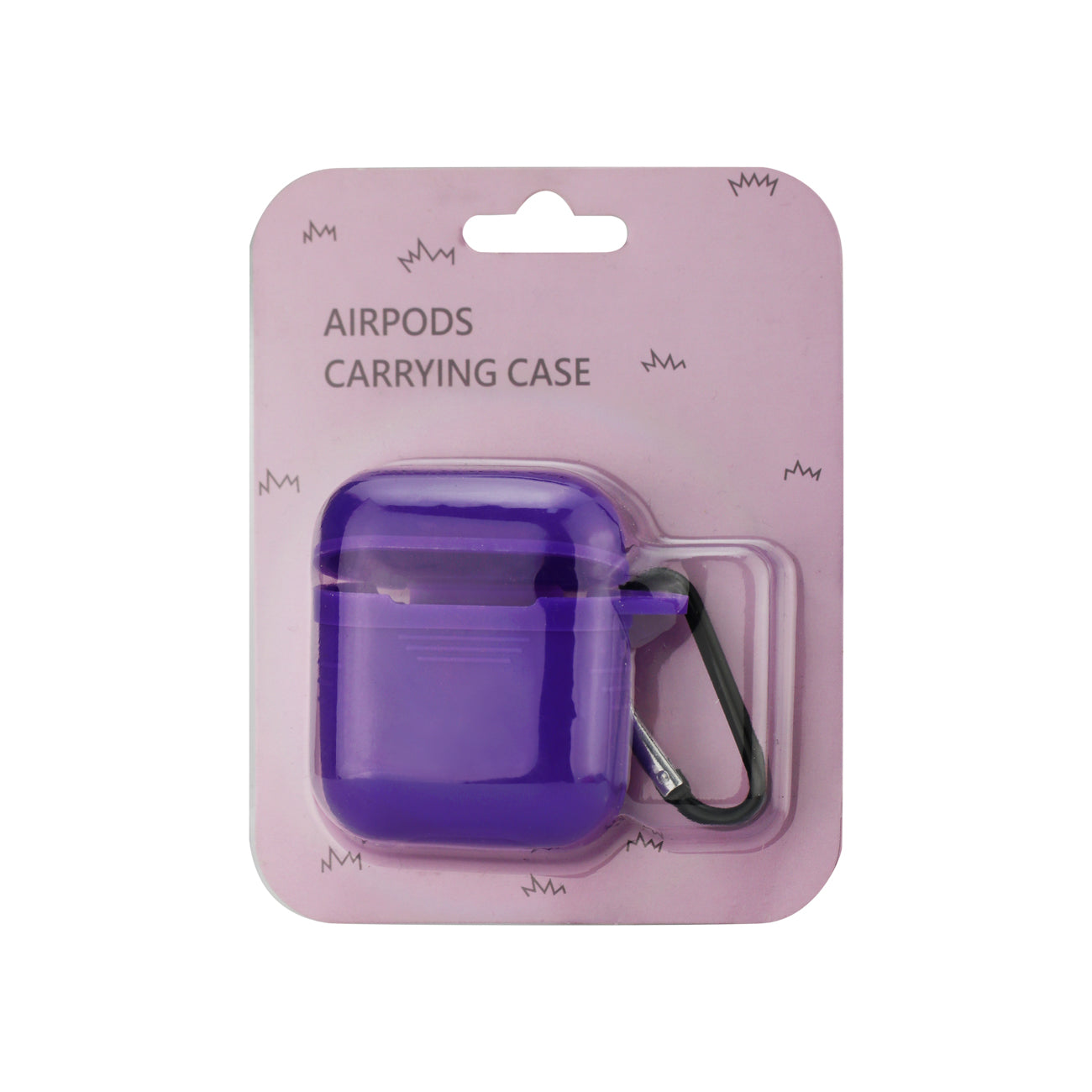 Silicone Case for Airpods in Purple