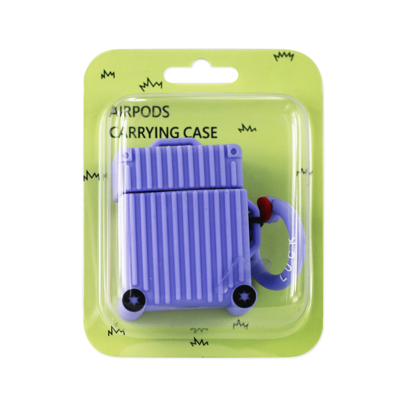Case Design Air Pods Purple Color
