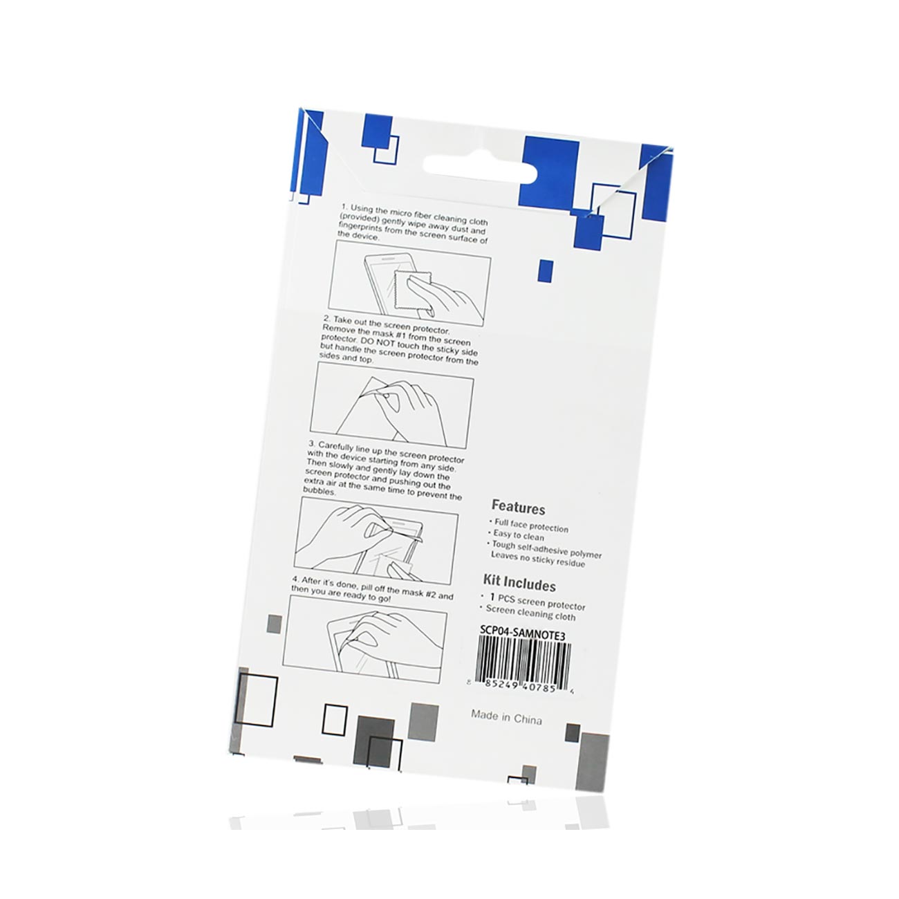 Samsung Galaxy Note 3 Privacy Screen Protector In Clear