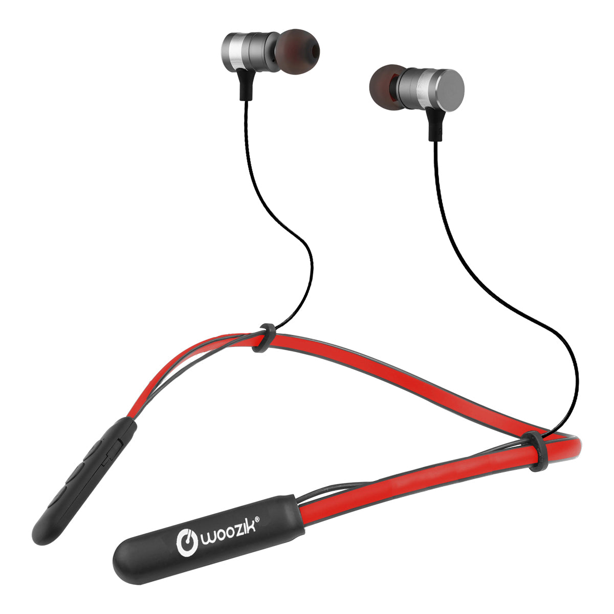 Headphones Bluetooth in-Ear Flex F09 Red Color.