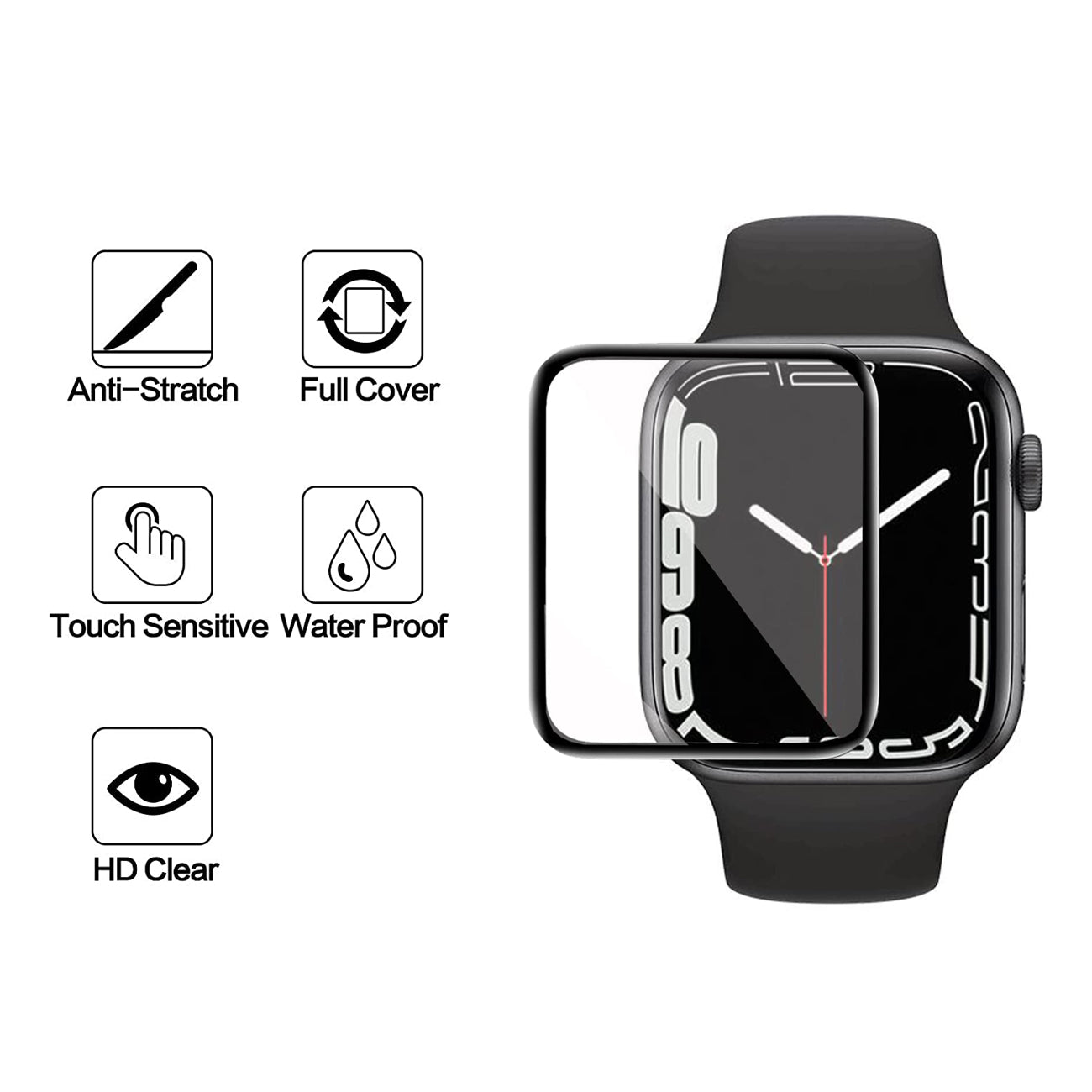 Screen Protector Scratch Resistant Apple iWatch 41mm