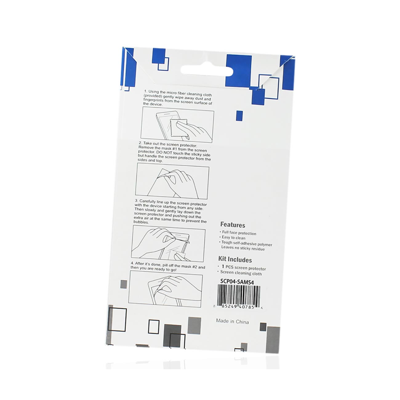 Samsung Galaxy S4 Privacy Screen Protector In Clear