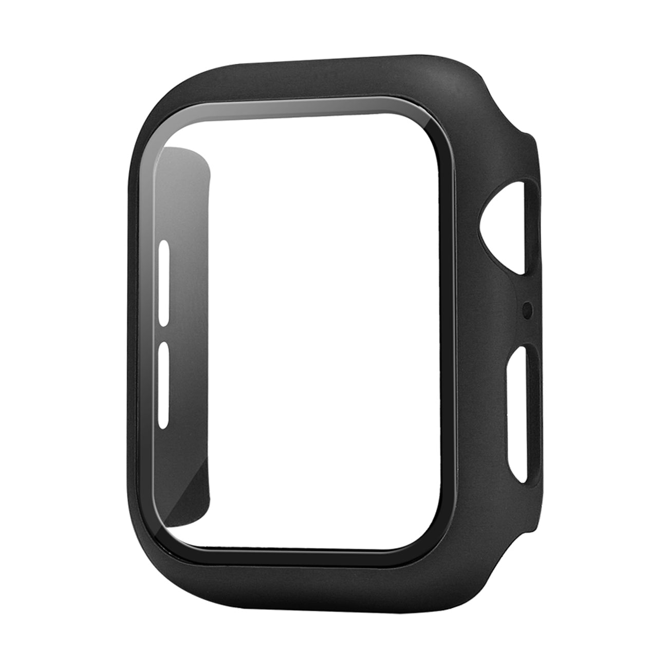 Watch Case PC With Tempered Glass Screen Protector Full Cover Apple Watch 40mm Black Color