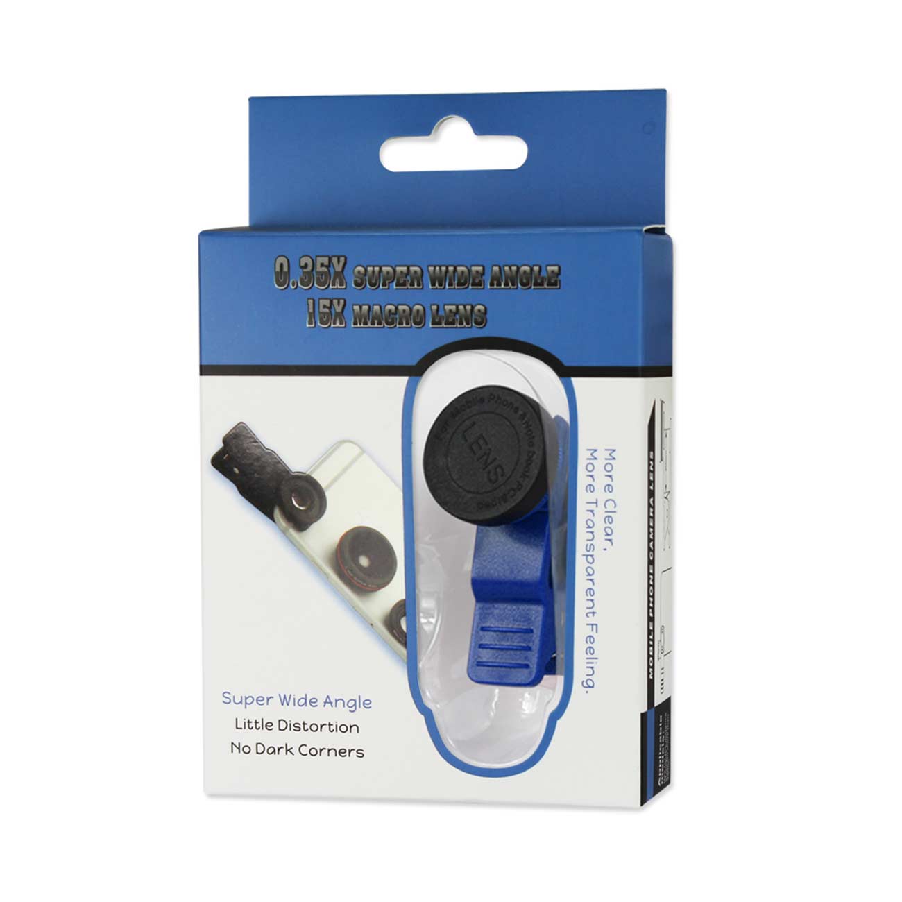 Professional HD Camera Lens kit Built In 15X Macro Lens Navy For iPhones and Smartphones