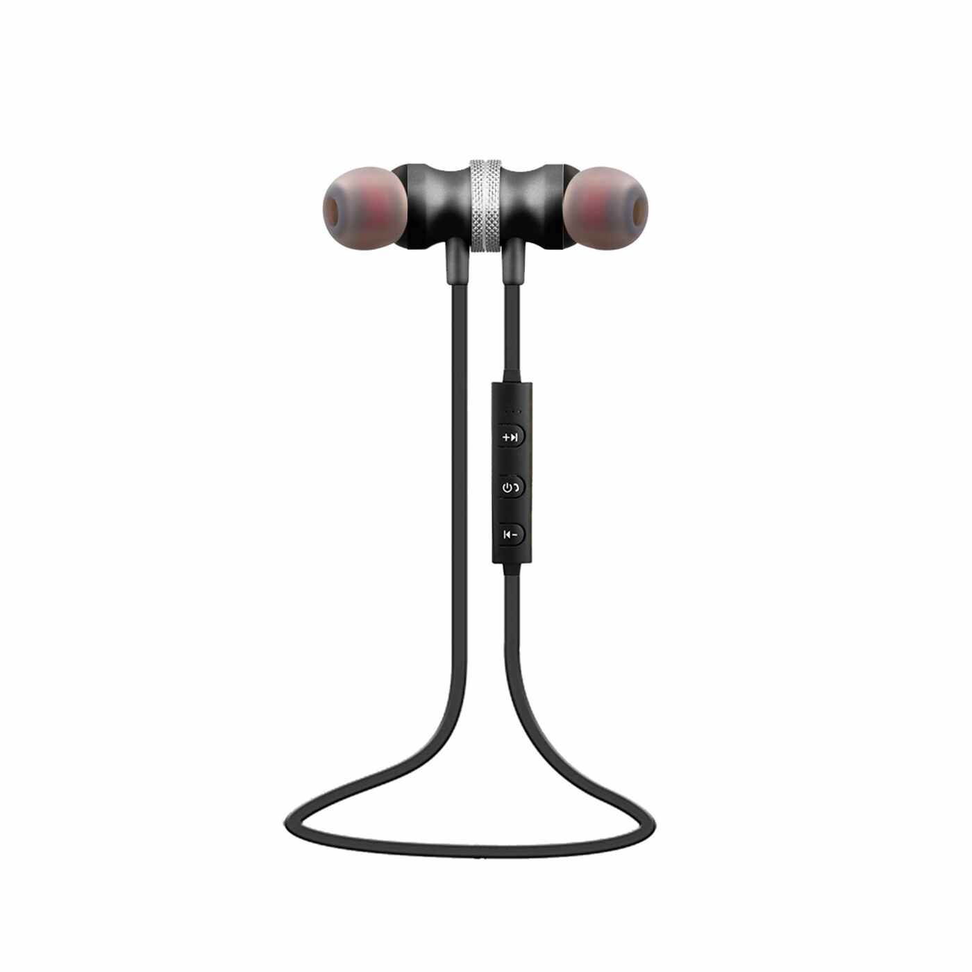 N900 Bluetooth Magentic Stereo Earbuds In Black