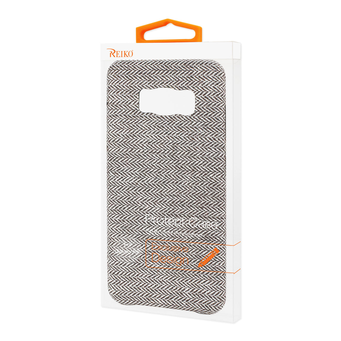 Samsung Galaxy S8 Herringbone Fabric In Dark Gray