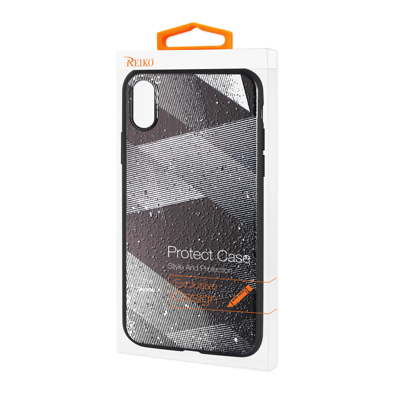 iPhone X/iPhone XS DESIGN TPU CASE WITH SHADES OF OBLIQUE STRIPES