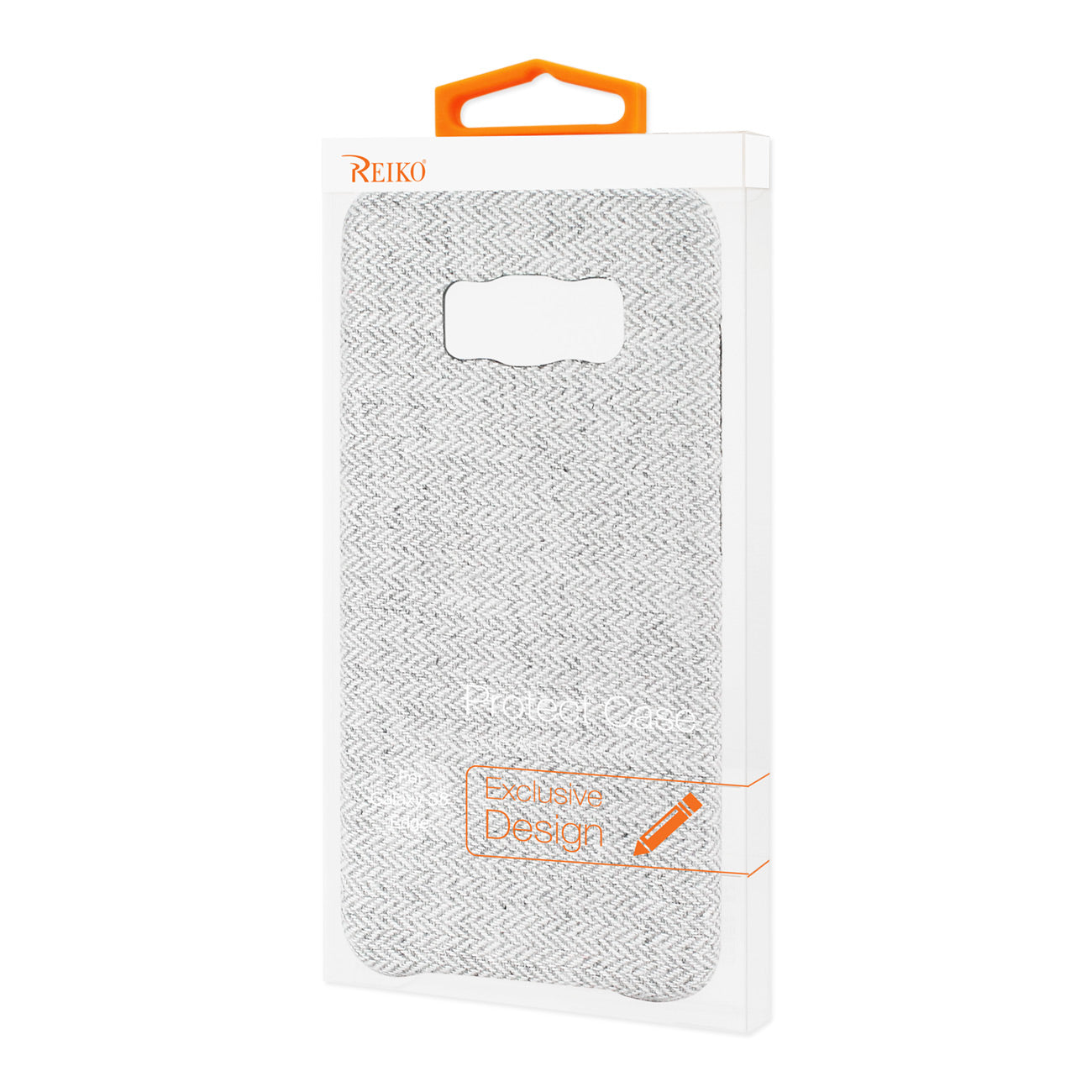 SAMSUNG GALAXY S8 EDGE/S8 Plus HERRINGBONE FABRIC IN LIGHT GRAY