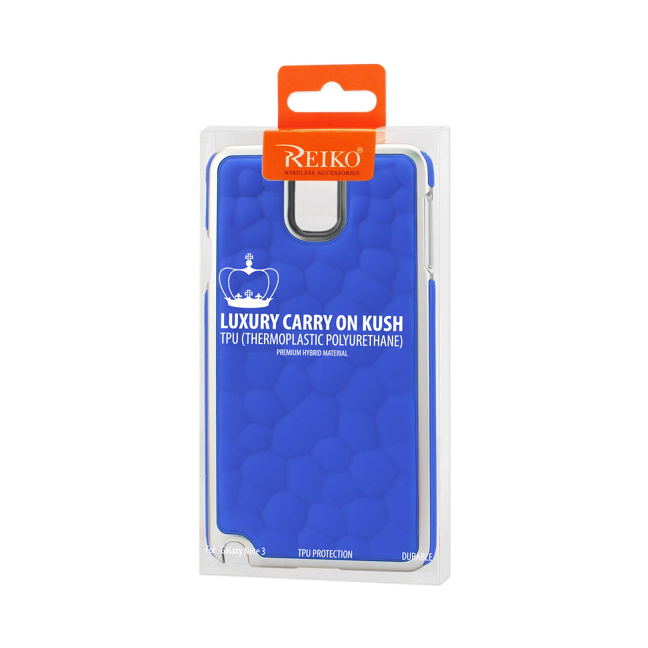 Samsung Galaxy Note 3 Bubble Metal Plated Case In Navy