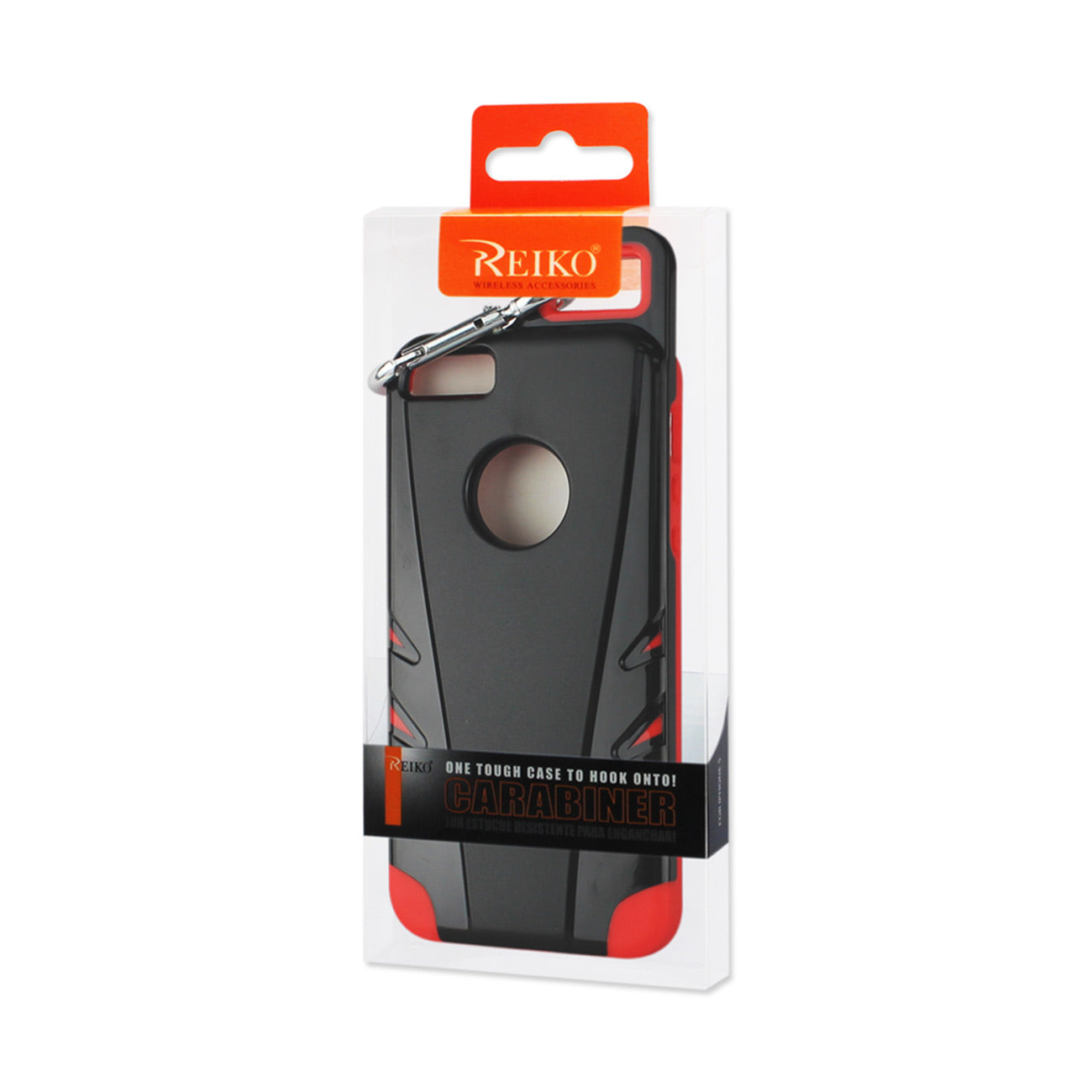 Case Hybrid Drop Proof Workout With Hook iPhone 5/ 5S/ SE Black Red Color