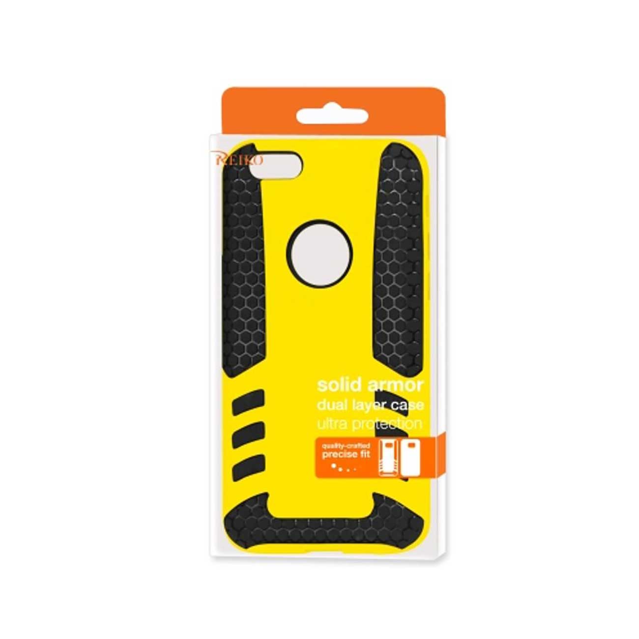 iPhone 6 Plus Hybrid Tire Case In Black Yellow