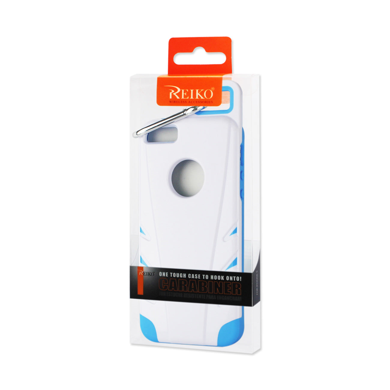 Case Hybrid Drop Proof Workout With Hook iPhone 5/ 5S/ SE White Navy Color