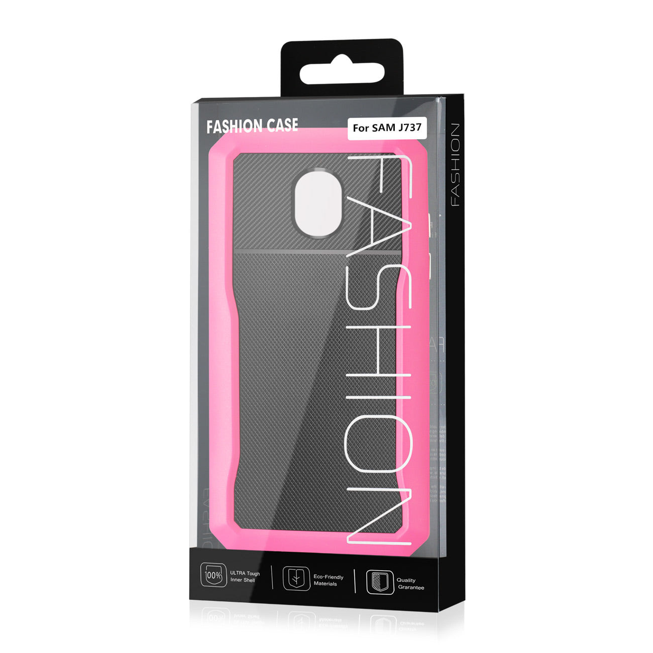 Reiko SAMSUNG GALAXY J7 (2018) Full Coverage Shockproof Case In Pink