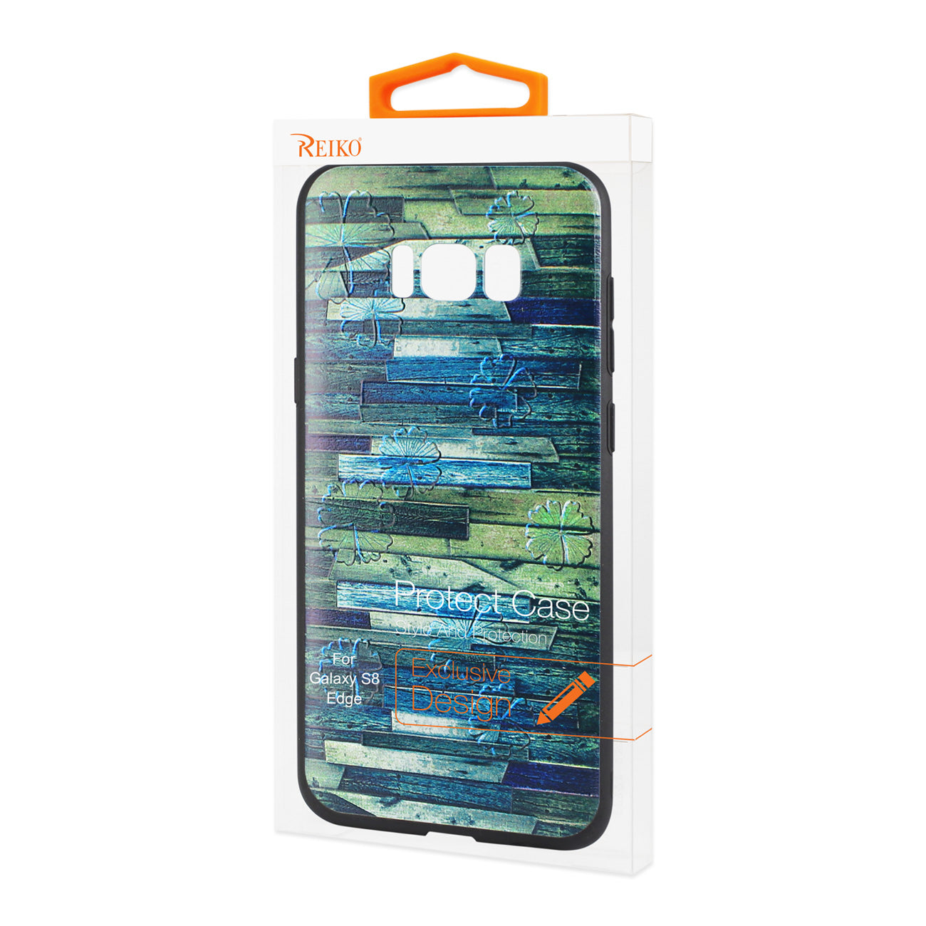 Samsung Galaxy S8 EDGE/S8 Plus Embossed Wood Pattern Design TPU Case With Flowers