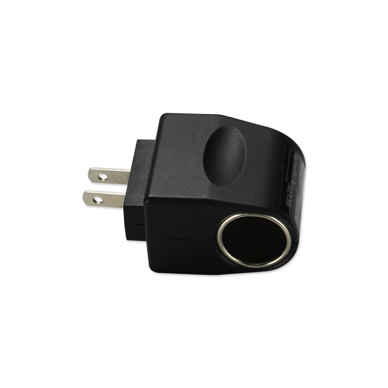 650Mah Ac To Dc Wall Adapter To Car Charger In Black