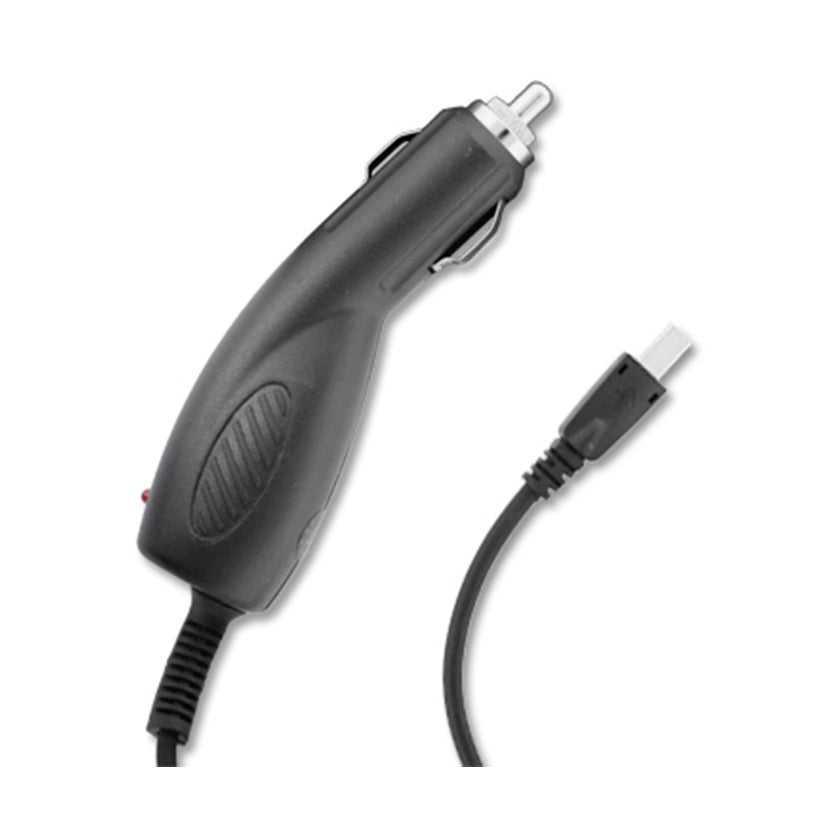 Car Charger With Built in USB Cable Reiko Kyocera Dorado Black Color