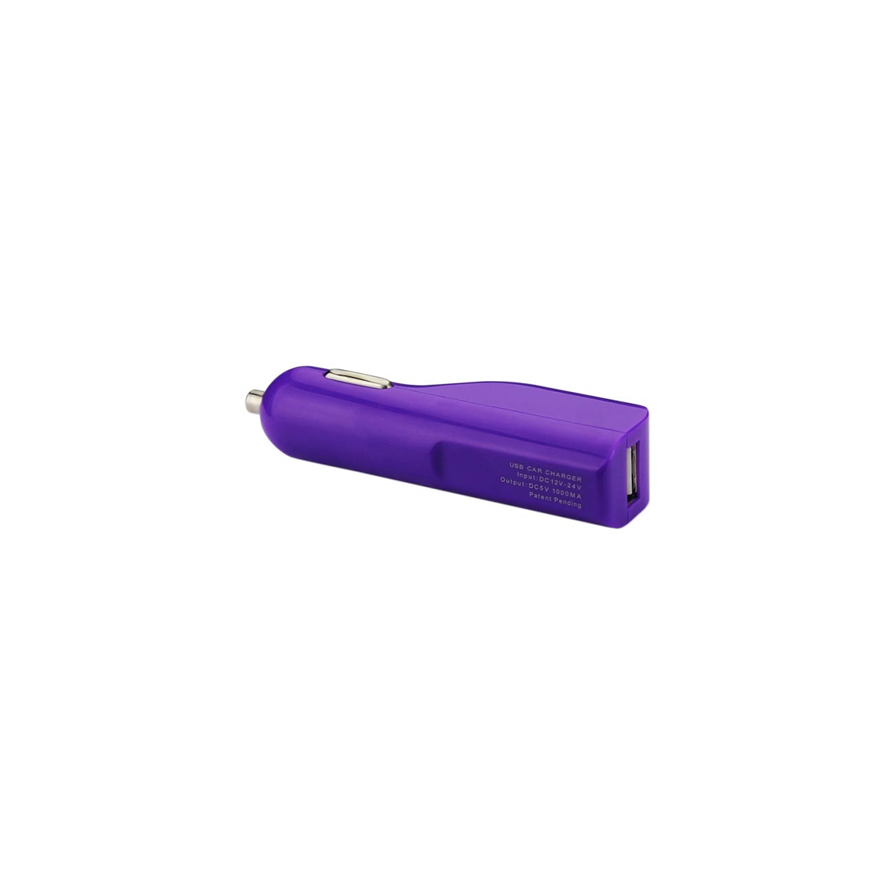 Micro USB 1 AMP Car Charger In Purple
