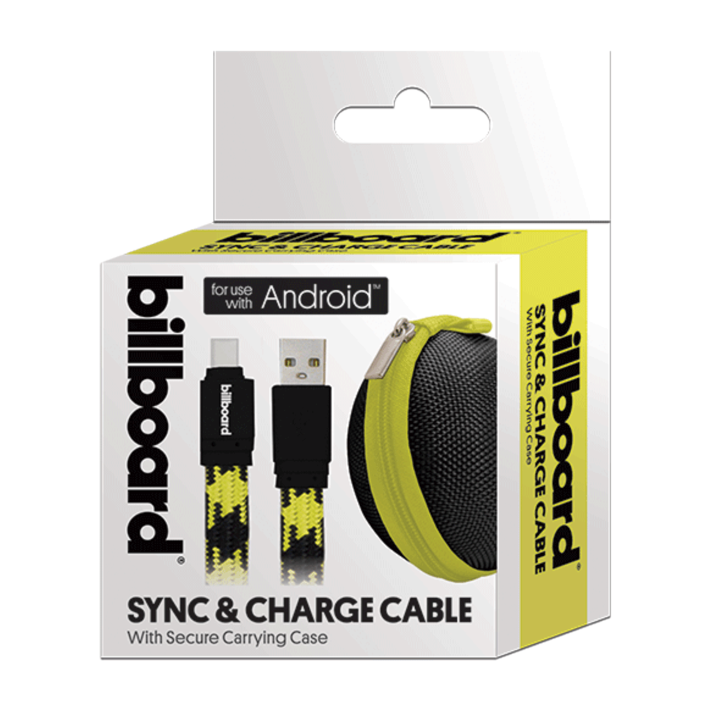 Cable Sync & Charge USB-C to USB-A 6' Yellow Color