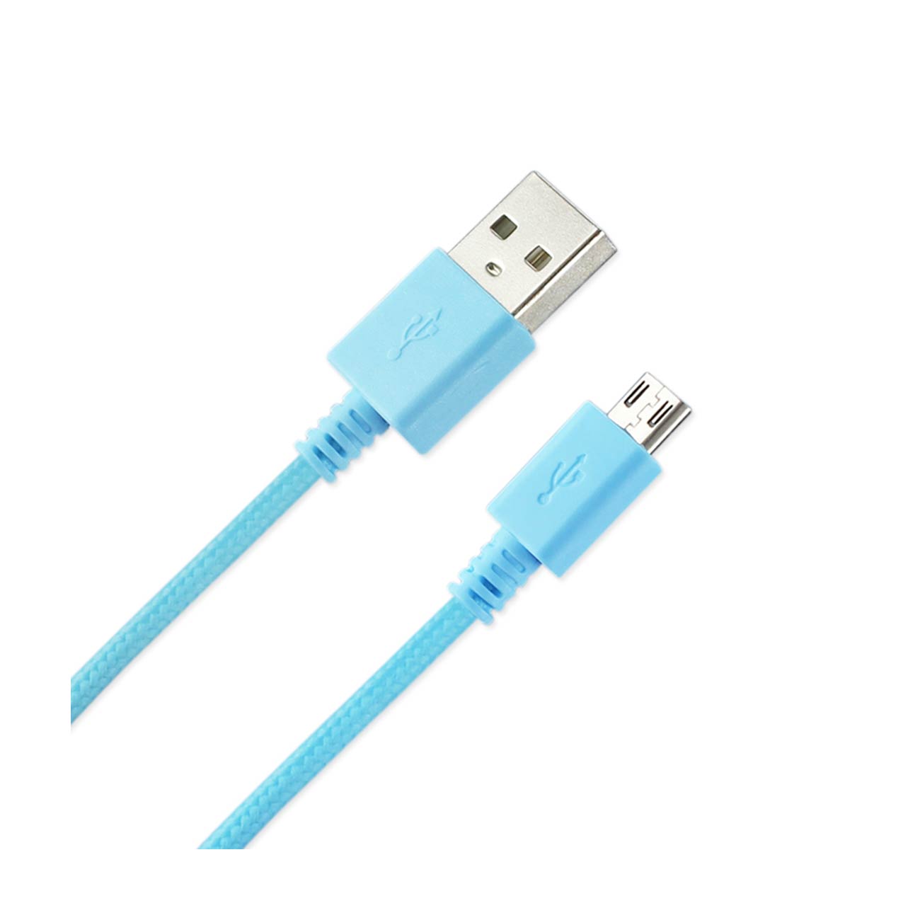 Data Cable USB Micro Braided 3.3 Feet Navy Color