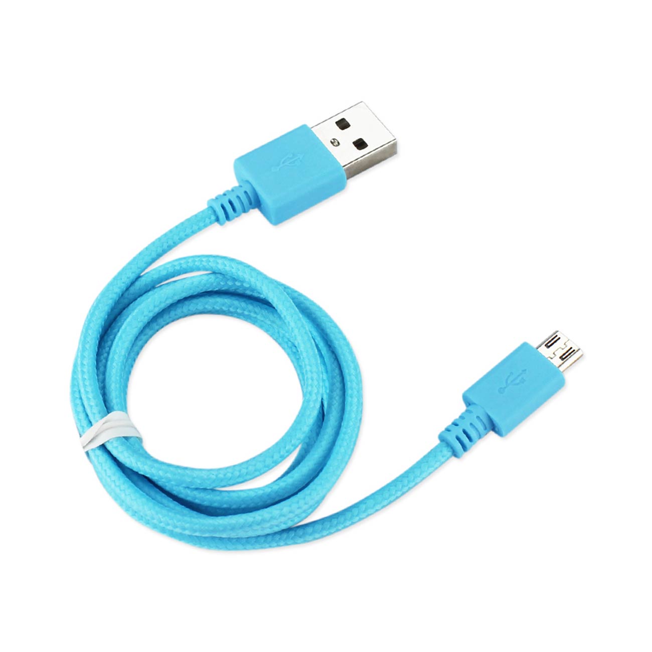 Data Cable USB Micro Braided 3.3 Feet Navy Color