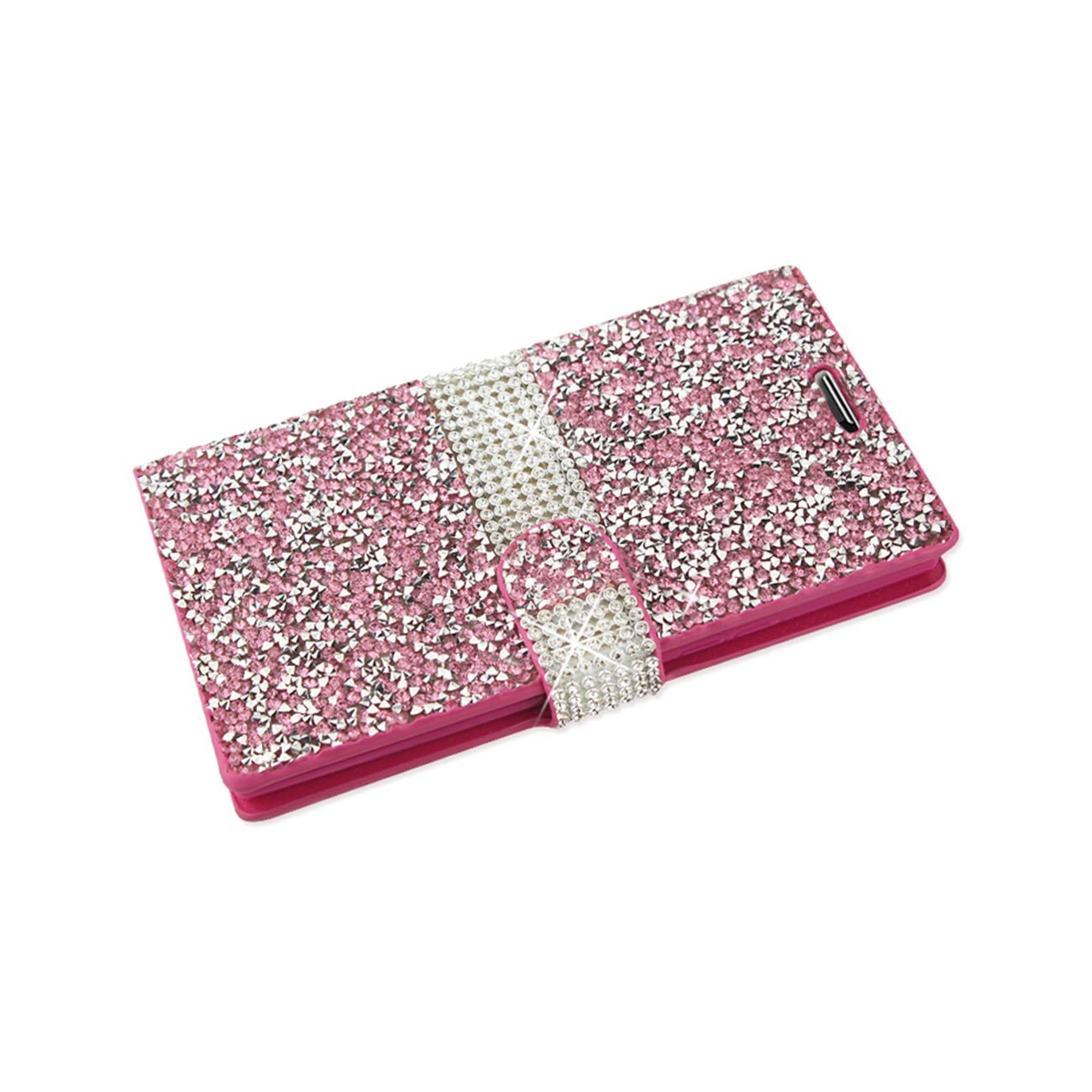 Wallet Case Diamond Rhinestone LG Spree Pink Color