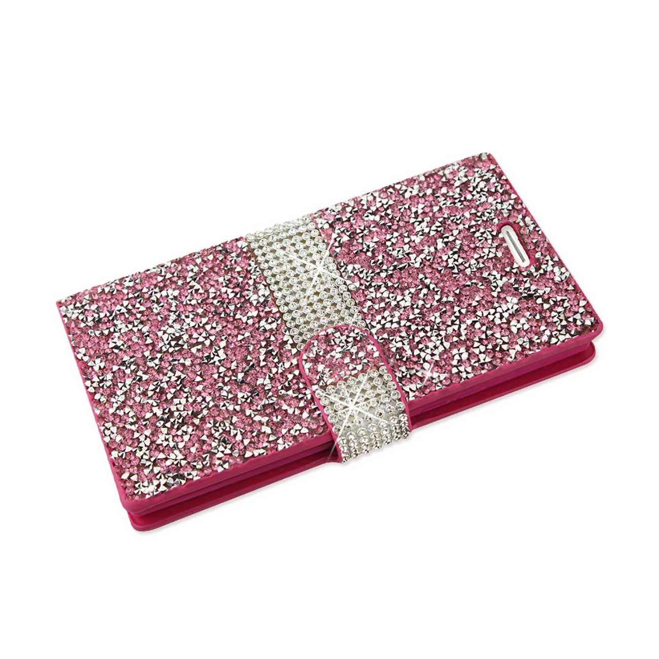 Wallet Case Diamond Rhinestone LG V10 Pink Color