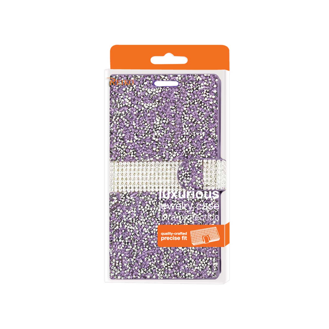 Wallet Case Diamond Rhinestone LG V10 Purple Color