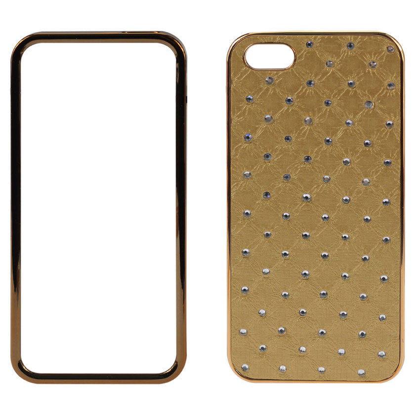 Case Jewelry Diamond Studs iPhone 5/ 5S/ SE Gold Color