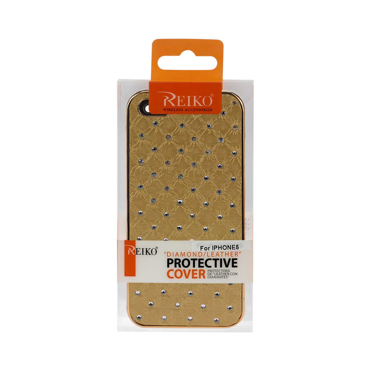 Case Jewelry Diamond Studs iPhone 5/ 5S/ SE Gold Color