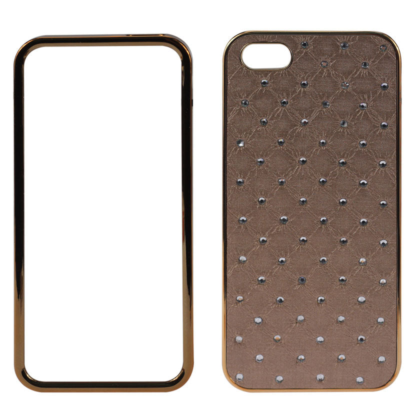 Case Jewelry Diamond Studs iPhone 5/ 5S/ SE Light Brown Color
