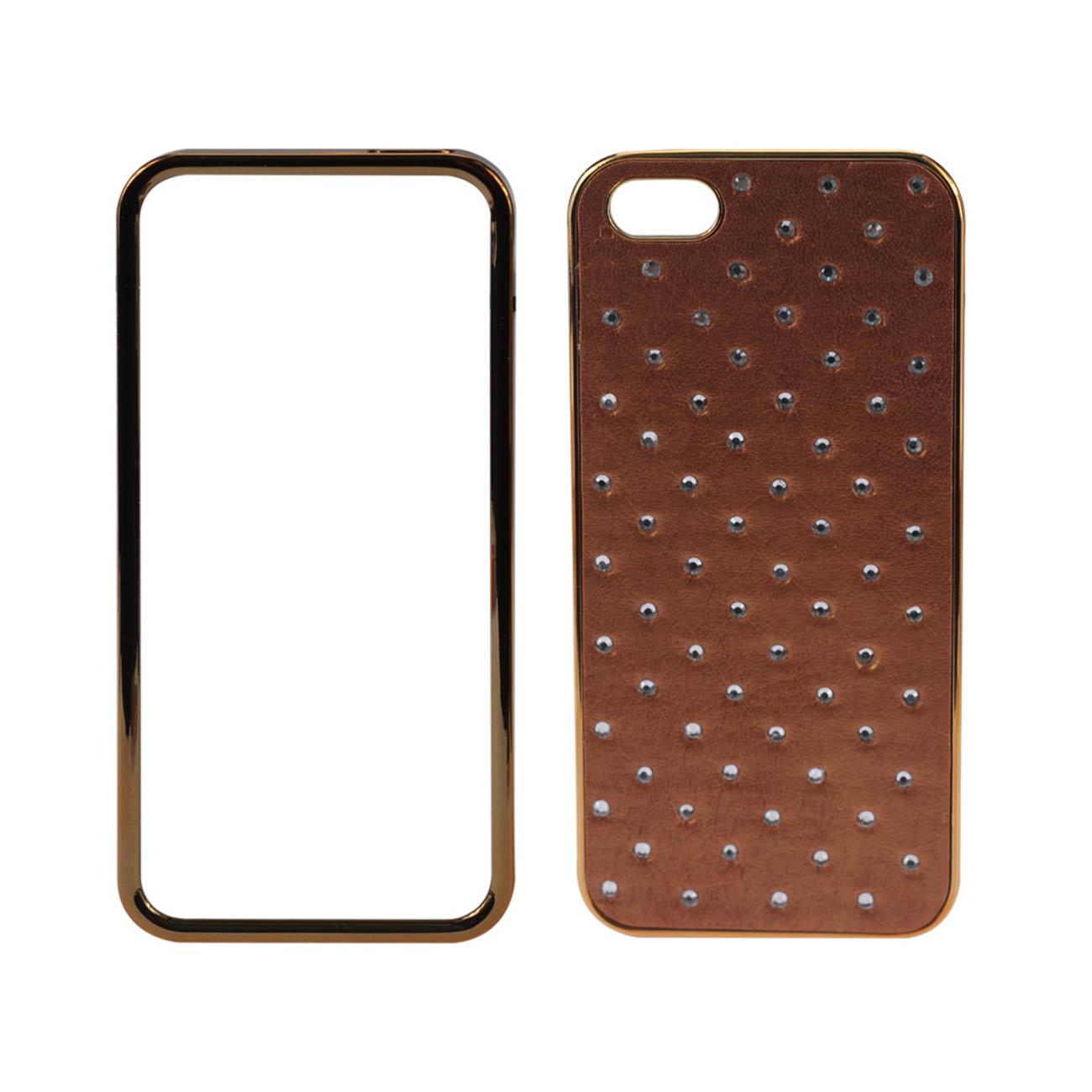 Case Jewelry Diamond Studs iPhone 5/ 5S/ SE Orange Color