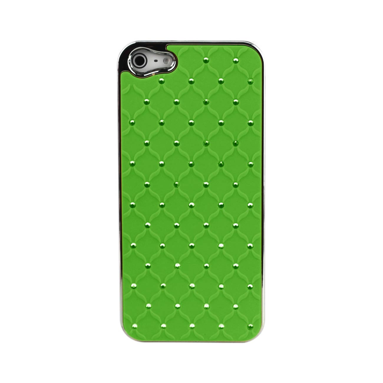 Case Jewelry Diamond Studs Metal Plated iPhone 5/ 5S/ SE Grey Color