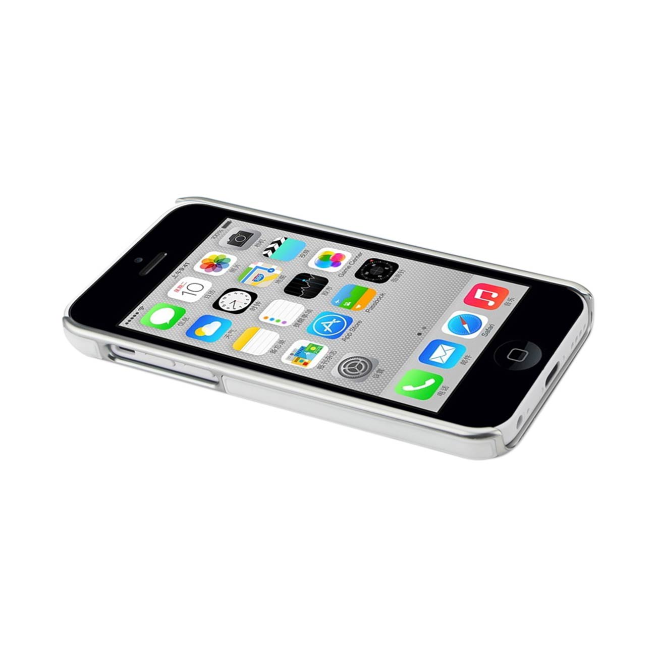 Case Bubble Metal Plated iPhone SE/ 5S/ 5 White Color