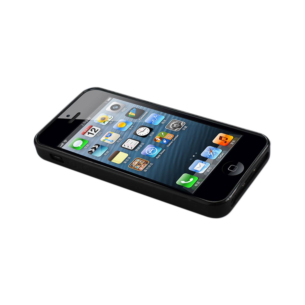 Case Sphere And Rhombus Studs iPhone 5/ iPhone SE Black Color