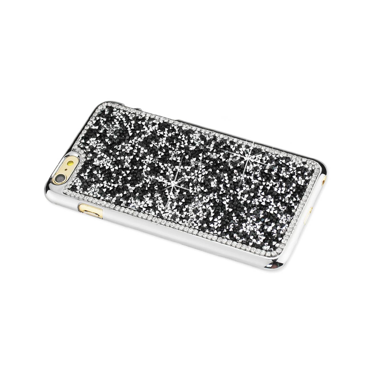 iPhone 6S Plus Jewelry Bling Rhinestone Case In Black