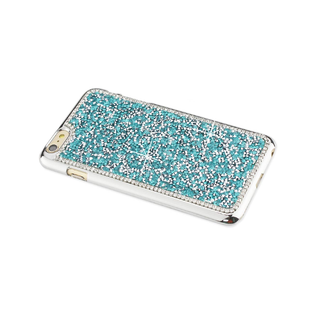 iPhone 6S Plus Jewelry Bling Rhinestone Case In Blue