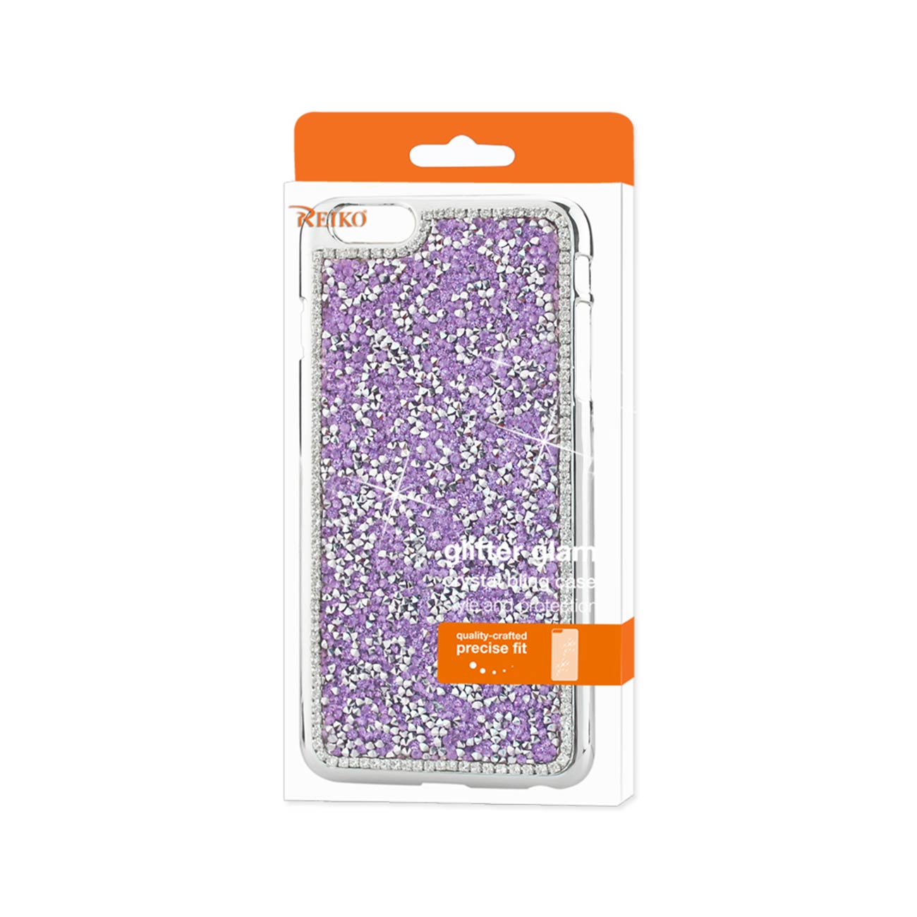 iPhone 6S Plus Jewelry Bling Rhinestone Case In Purple