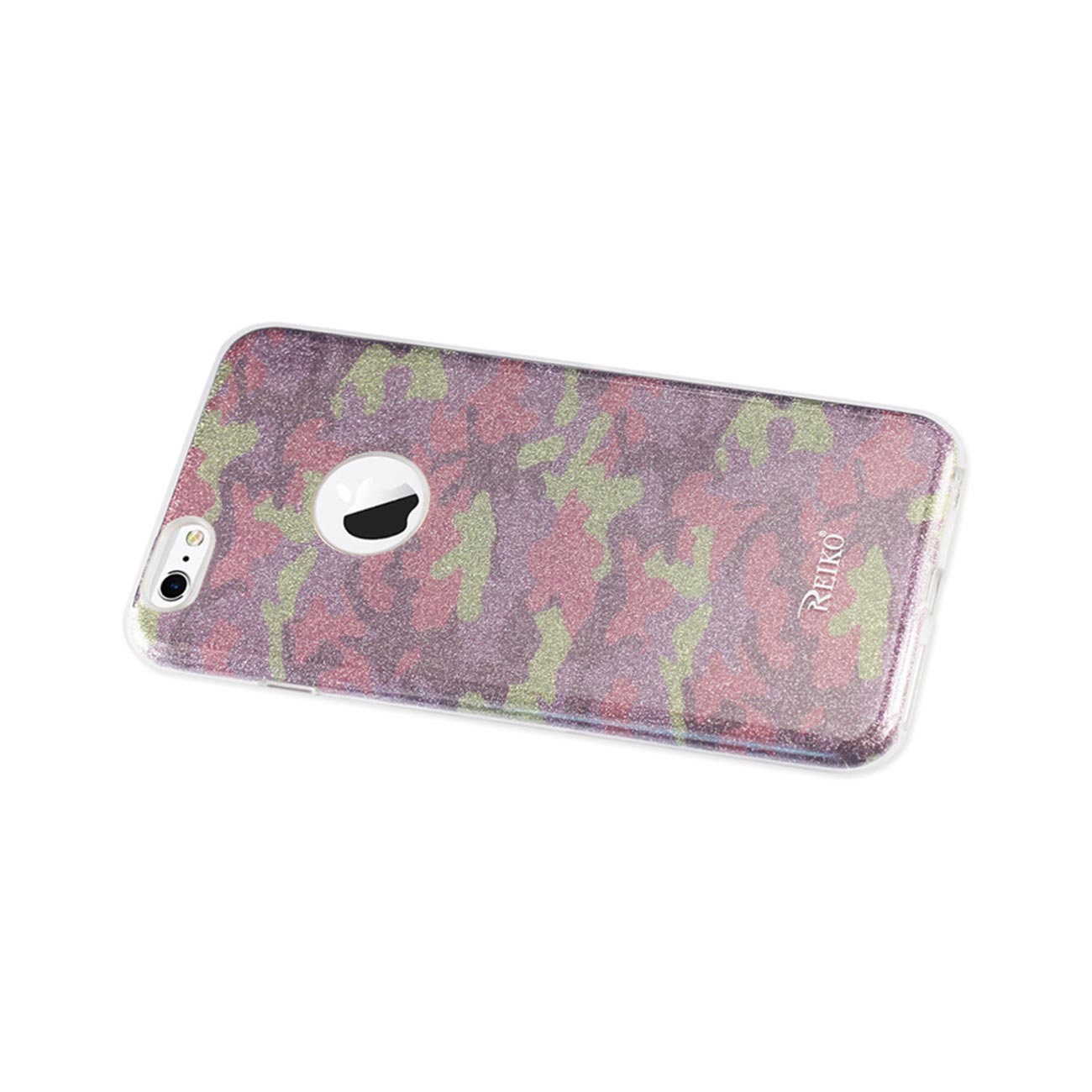 Case Hybrid Shine Glitter Shimmer iPhone 6 Plus/ 6S Plus Camouflage Purple Color