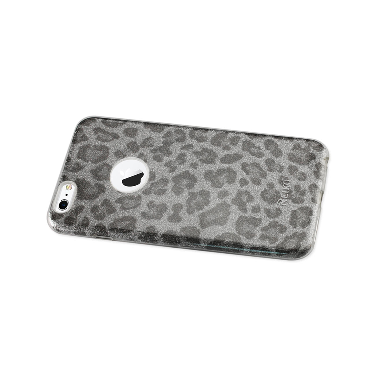 Case Hybrid Shine Glitter Shimmer Leopard iPhone 6 Plus/ 6S Plus Silver Color