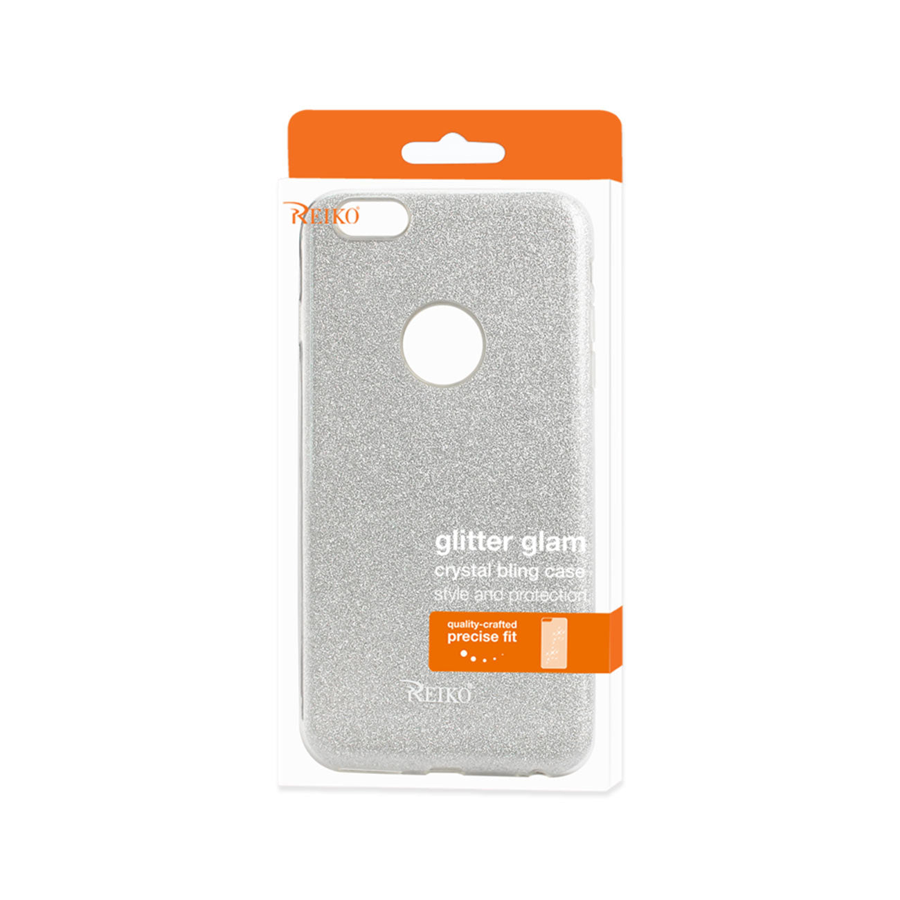 Case Hybrid Shine Glitter Shimmer iPhone 6 Plus/ 6S Plus Silver Color
