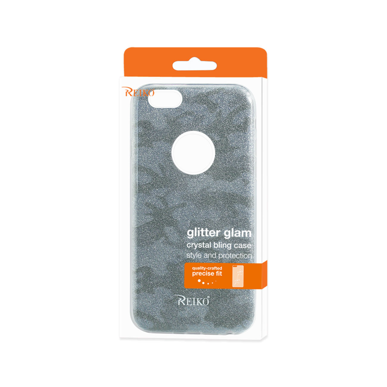 Case Hybrid Shine Glitter Shimmer Camouflage iPhone 6/ 6S Blue Color